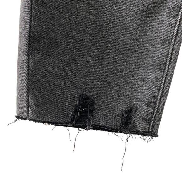 NWT Pistola Aline Highrise Skinny Distressed Jeans Nero 28 - Picture 12 of 14